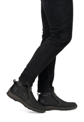 Ghete Barbati Piele Naturala Rieker RIEK 05357 - Rieker - pantofia.ro