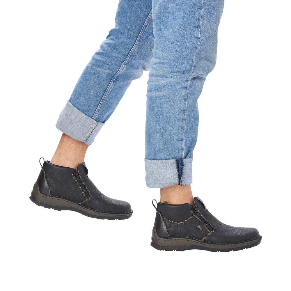 Ghete Barbati Piele Naturala Rieker RIEK 05398 - Rieker - amely.ro