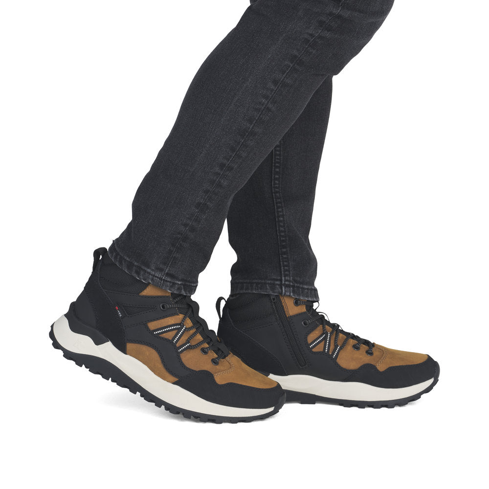 Ghete Barbati Piele Naturala Rieker RIEK U1370 - Rieker - pantofia.ro