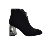 Ghete Dama Elegante Franky Piele Naturala Intoarsa Feni 9196-5B - Franky - amely.ro