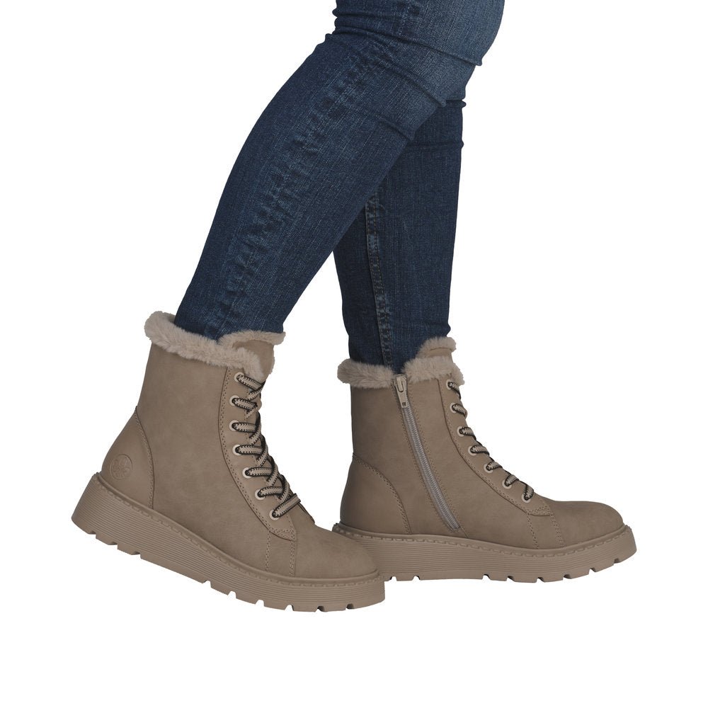 Ghete Dama Piele Naturala Rieker RIEK 70407 - Rieker - amely.ro