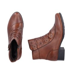 Ghete Dama Piele Naturala Rieker RIEK 78659 - Rieker - pantofia.ro