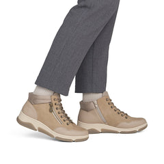 Ghete Dama Piele Naturala Rieker RIEK L5601 - Rieker - pantofia.ro