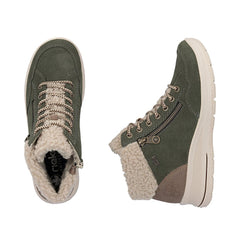 Ghete Dama Piele Naturala Rieker RIEK L7701 - Rieker - pantofia.ro
