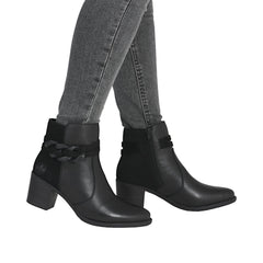 Ghete Dama Piele Naturala Rieker RIEK Y2066 - Rieker - amely.ro