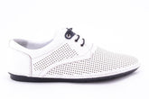 Pantofi Barbati Piele Naturala De Vitel Claudio Casini Cart 1421 /Alb - Claudio Casini - amely.ro