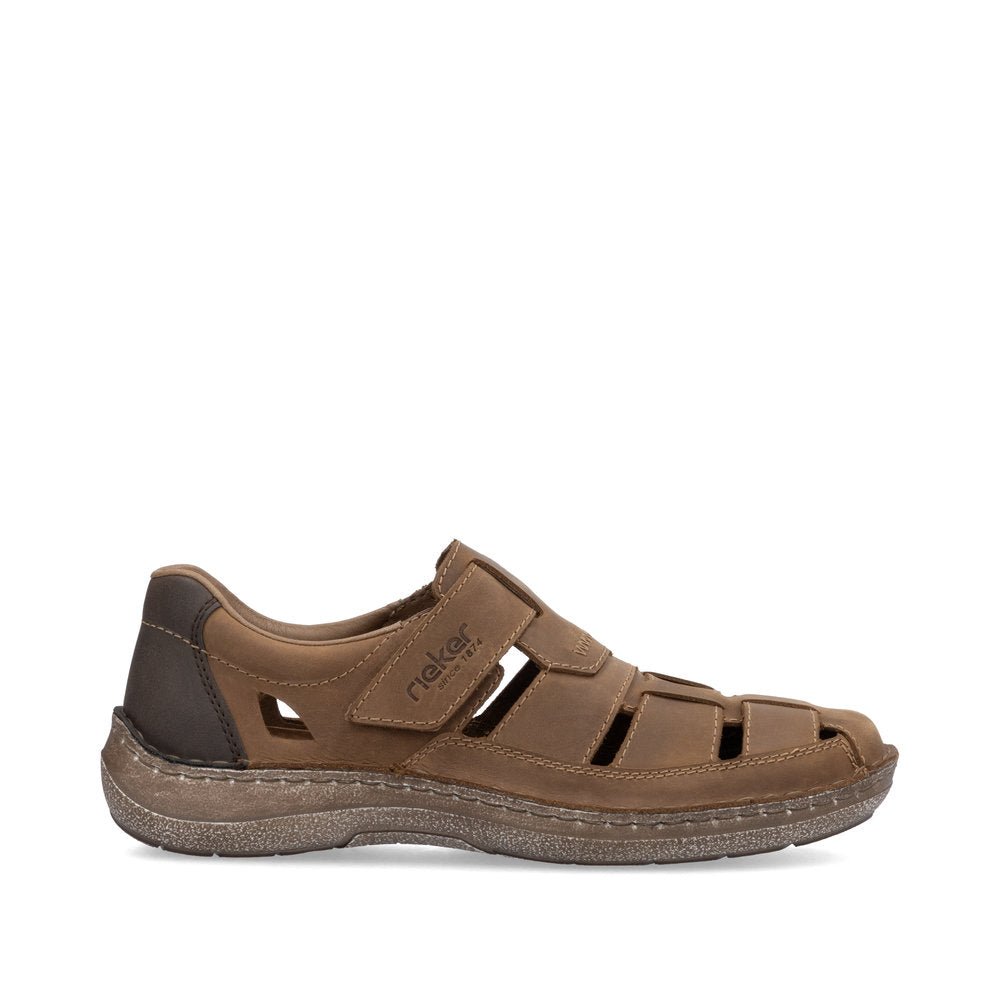 Pantofi Barbati Piele Naturala Rieker RIEK 03078 - Rieker - amely.ro