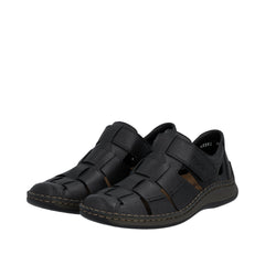 Pantofi Barbati Piele Naturala Rieker RIEK 05281 - Rieker - pantofia.ro