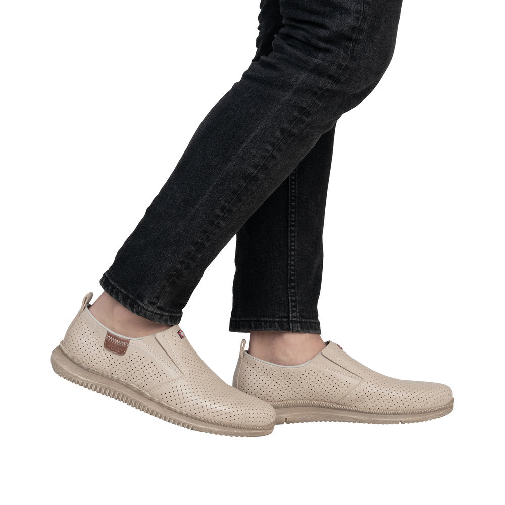 Pantofi Barbati Piele Naturala Rieker RIEK 10452 - Rieker - amely.ro