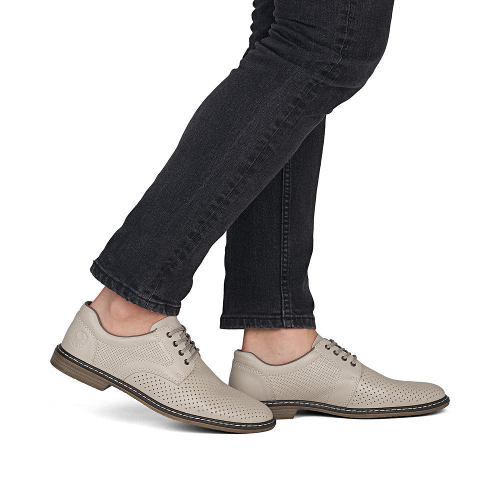 Pantofi Barbati Piele Naturala Rieker RIEK 13447 - Rieker - amely.ro