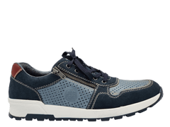 Pantofi Barbati Piele Naturala Rieker RIEK 15117 - 14 - Rieker - amely.ro