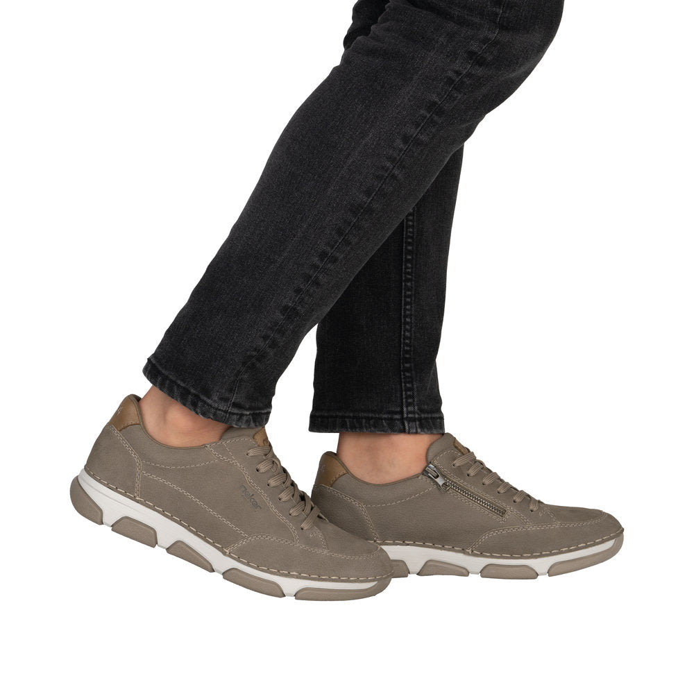 Pantofi Barbati Piele Naturala Rieker RIEK 15900 - Rieker - pantofia.ro