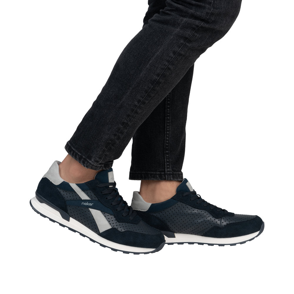 Pantofi Barbati Piele Naturala Rieker RIEK U0302 - Rieker - amely.ro