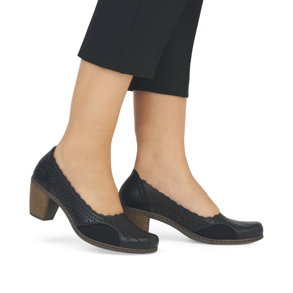 Pantofi Dama Piele Naturala Rieker RIEK 40952 - Rieker - amely.ro