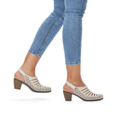 Pantofi Dama Piele Naturala Rieker RIEK 40959 - Rieker - amely.ro
