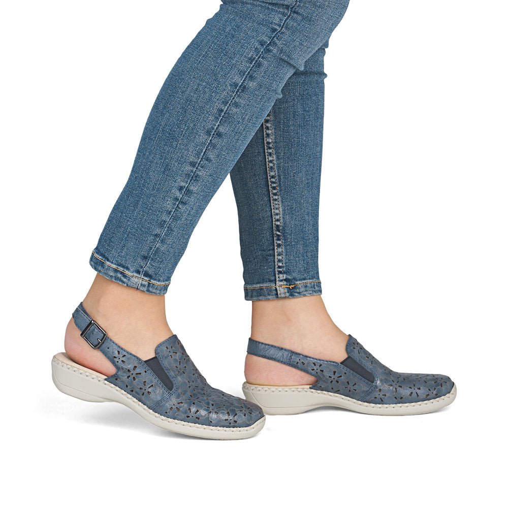 Pantofi Dama Piele Naturala Rieker RIEK 41371 - Rieker - amely.ro