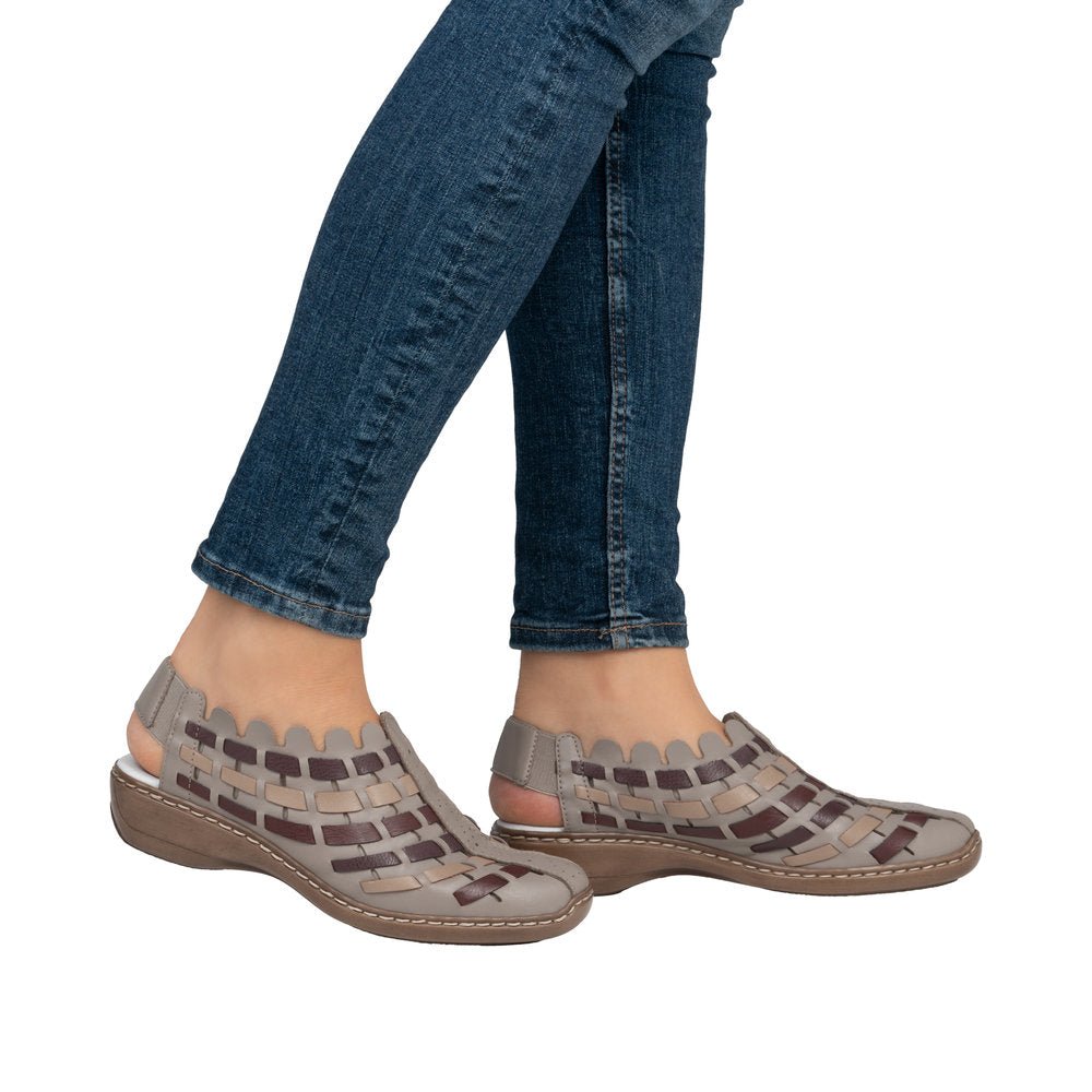 Pantofi Dama Piele Naturala Rieker RIEK 413V8 - Rieker - amely.ro