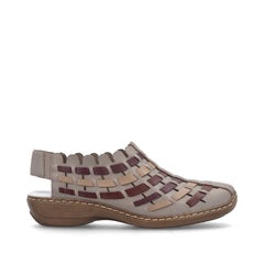 Pantofi Dama Piele Naturala Rieker RIEK 413V8 - Rieker - amely.ro