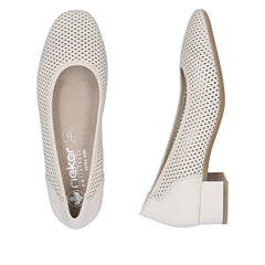 Pantofi din Piele Naturala Rieker 43459 - 60 - Rieker - amely.ro