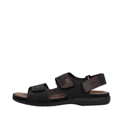 Sandale Barbati Piele Naturala Rieker RIEK 25561 - Rieker - amely.ro