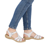 Sandale Dama Piele Naturala Rieker RIEK 61853 - Rieker - amely.ro