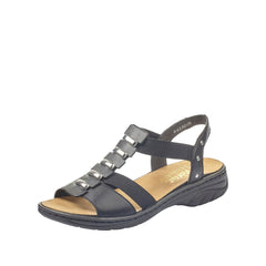 Sandale Dama Piele Naturala Rieker RIEK 64580 - Rieker - amely.ro