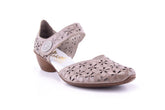 '-amely.ro-Rieker-Pantofi Dama Rieker Piele Naturala Riek 43786 /Bej