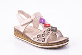 '-amely.ro-Claudio Casini-Sandale Dama Piele Naturala De Vitel Claudio Casini Cart 4618 /Bej