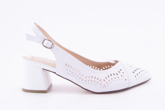 Pantofi Dama Rieker Piele Naturala Riek 49175 Alb