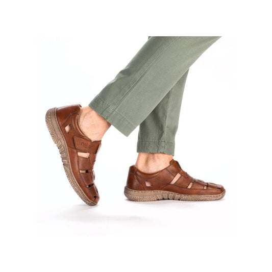 Pantofi Barbati Piele Naturala Rieker RIEK 03578