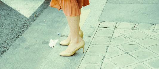 a person wearing high heels