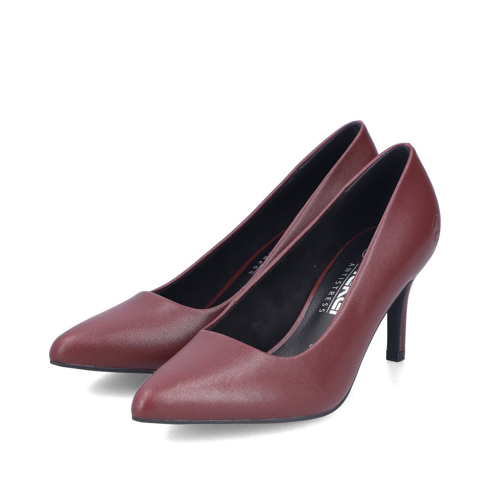 Pantofi Dama Piele Naturala Rieker RIEK 41160 Bordo - imaginea 8
