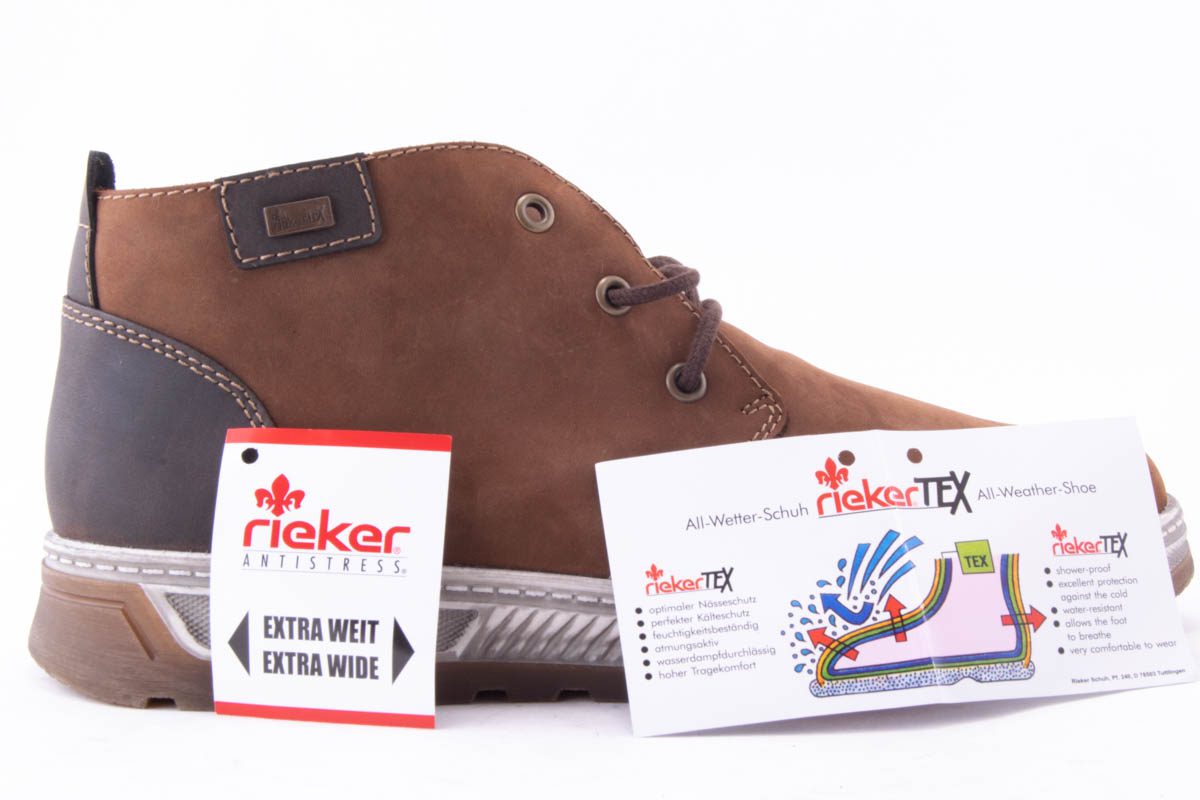 '-amely.ro-Rieker-Ghete Barbati Rieker Piele Naturala Intoarsa Riek 17040 /M