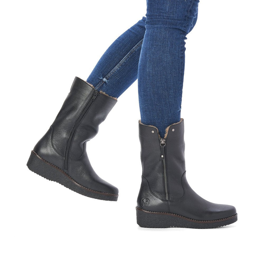 Cizme Dama Rieker Piele Naturala Riek Y4653 - Rieker - amely.ro