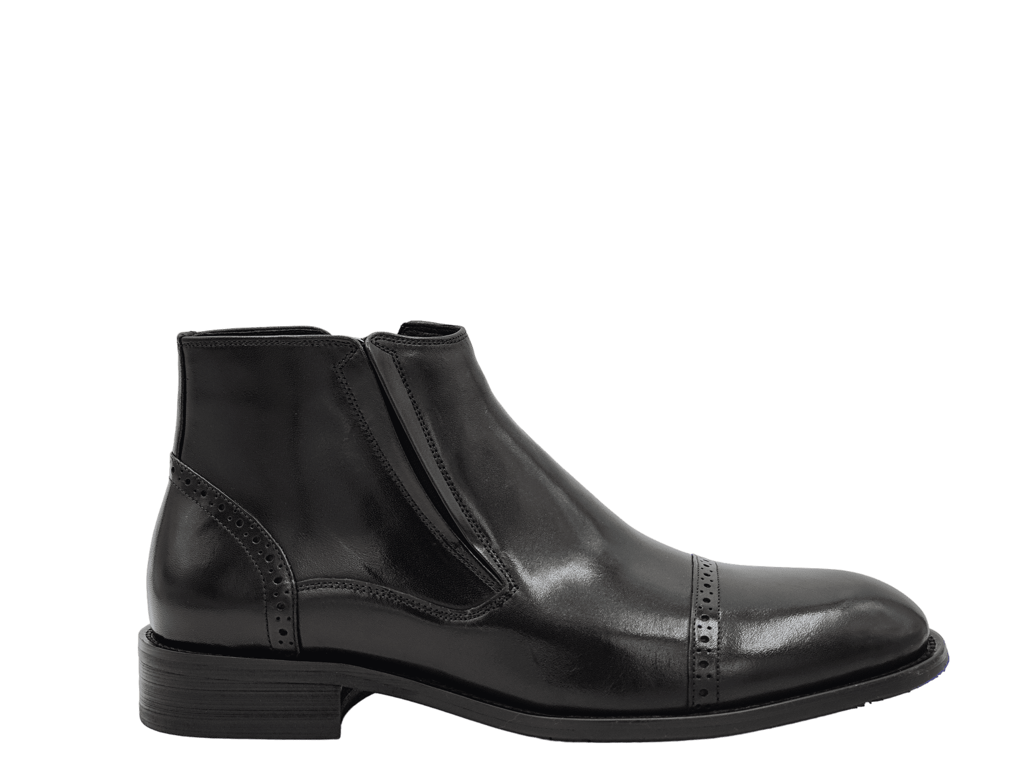 Ghete Barbati Elegante Piele Naturala Franky Piele Naturala Feni 5008-3 - Franky - amely.ro