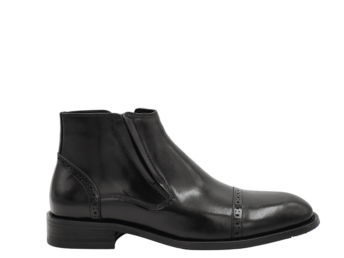 Ghete Barbati Elegante Piele Naturala Franky Piele Naturala Feni 5008-3 - Franky - amely.ro