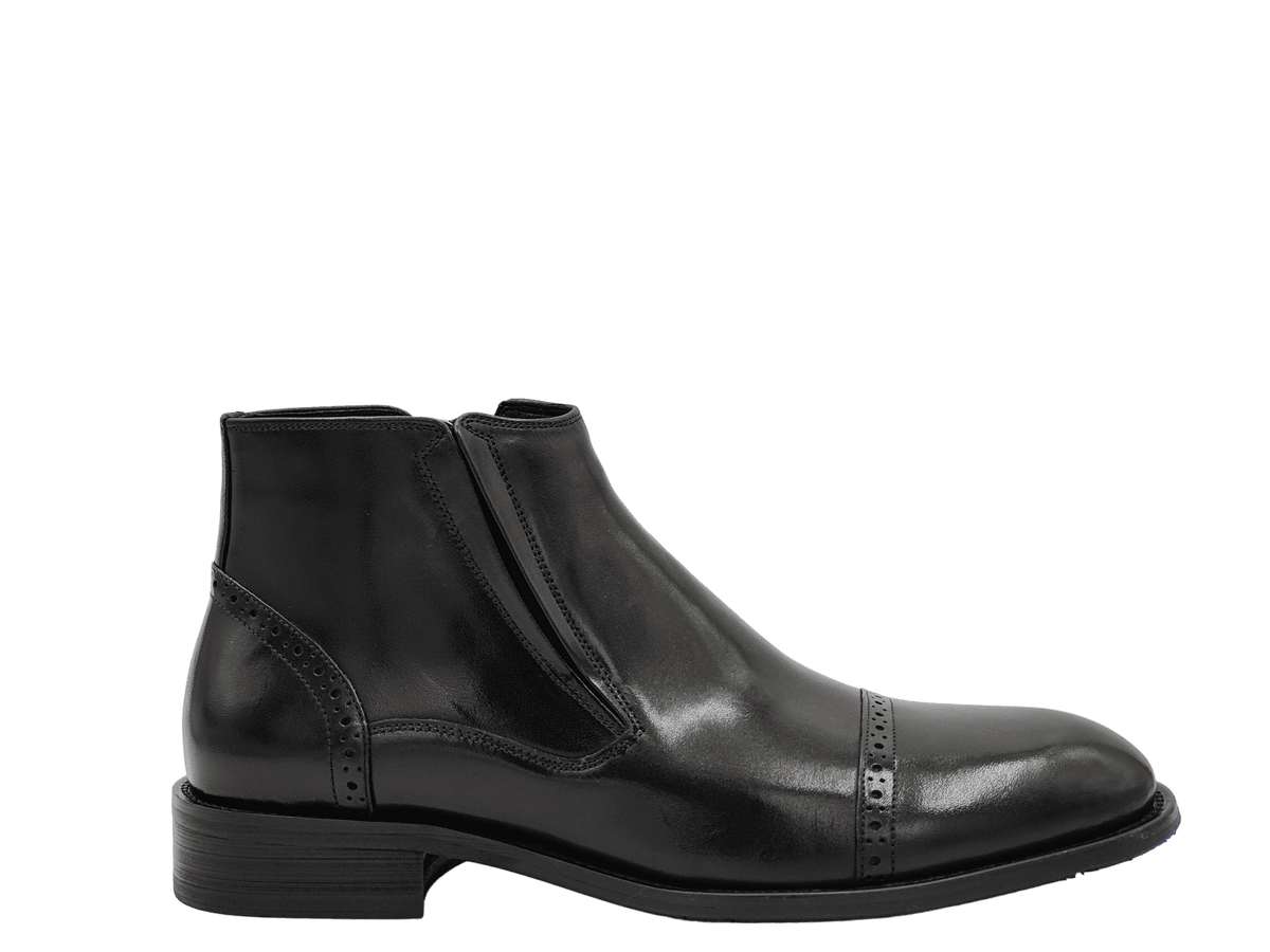 Ghete Barbati Elegante Piele Naturala Franky Piele Naturala Feni 5008-3 - Franky - amely.ro