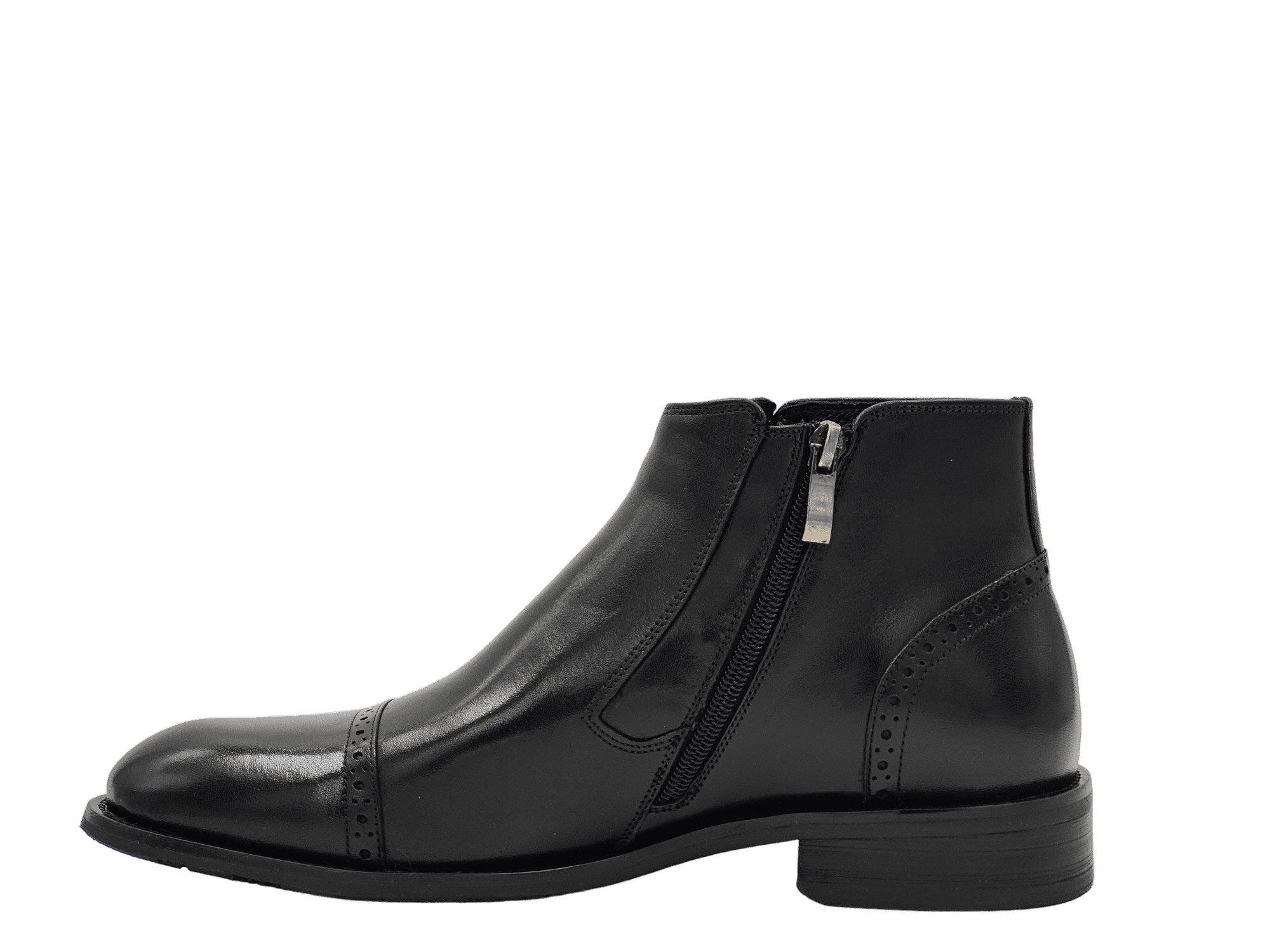 Ghete Barbati Elegante Piele Naturala Franky Piele Naturala Feni 5008-3 - Franky - amely.ro