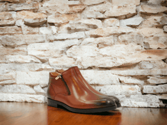 Ghete Barbati Elegante Piele Naturala Franky Piele Naturala Feni B1681-07 - Franky - amely.ro