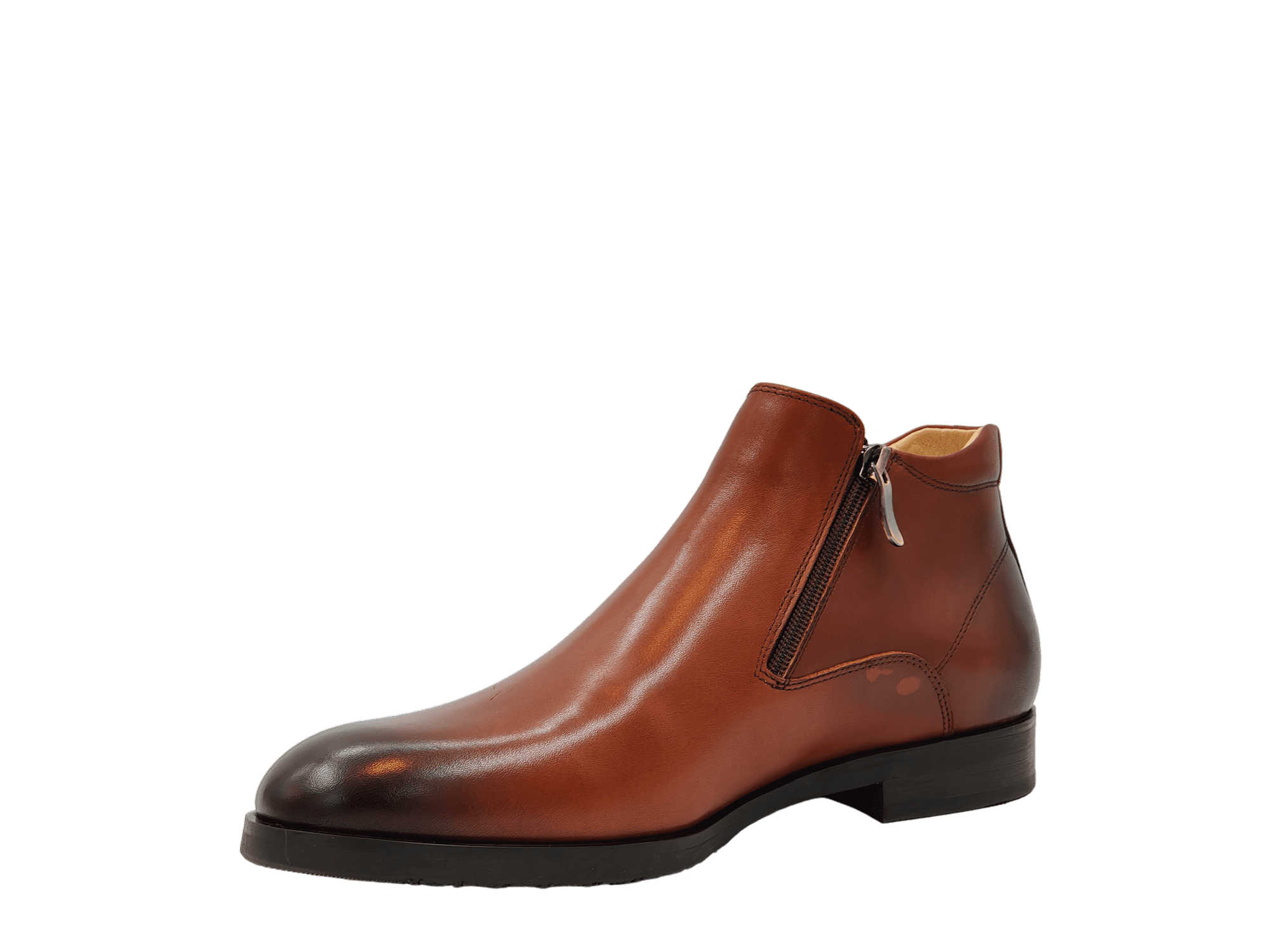 Ghete Barbati Elegante Piele Naturala Franky Piele Naturala Feni B1681-07 - Franky - amely.ro