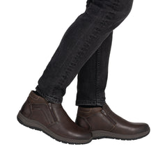 Ghete Barbati Piele Naturala Rieker RIEK 03657 - Rieker - pantofia.ro