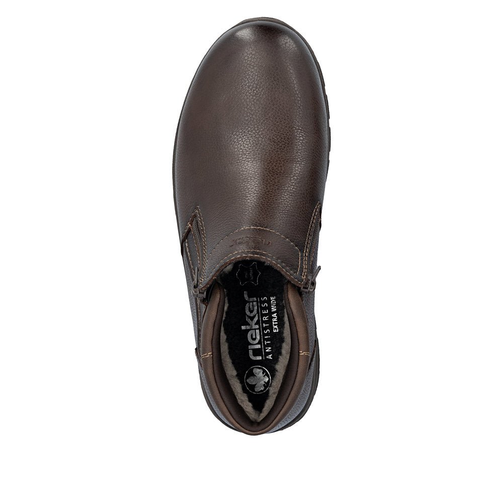Ghete Barbati Piele Naturala Rieker RIEK 03657 - Rieker - pantofia.ro