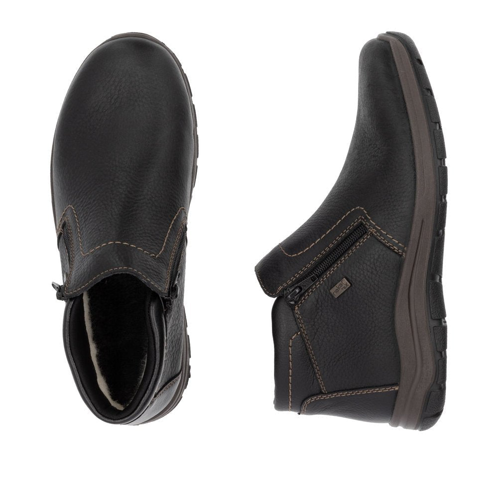 Ghete Barbati Piele Naturala Rieker RIEK 03673 - Rieker - amely.ro