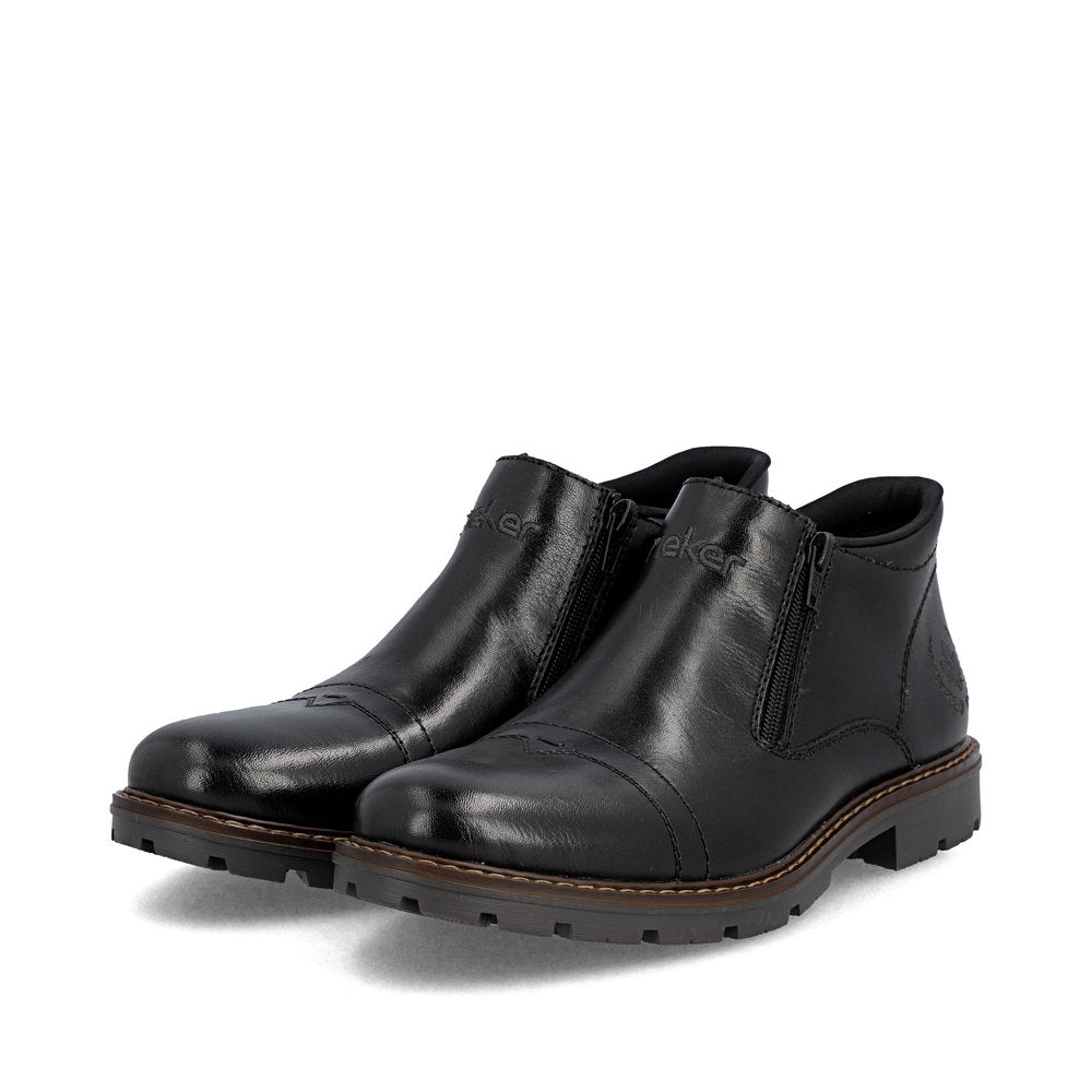 Ghete Barbati Piele Naturala Rieker RIEK 12194 - Rieker - amely.ro