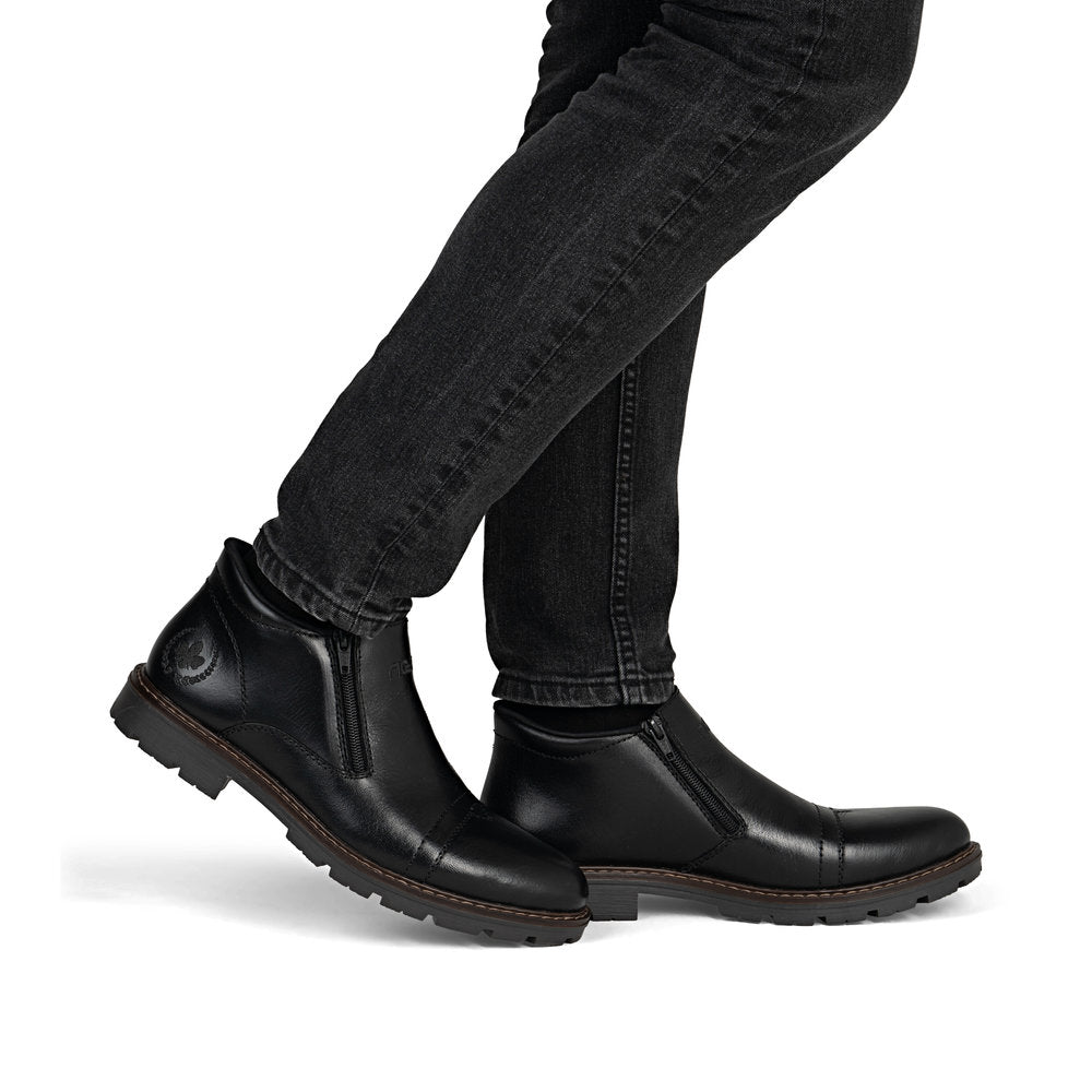 Ghete Barbati Piele Naturala Rieker RIEK 12194 - Rieker - amely.ro