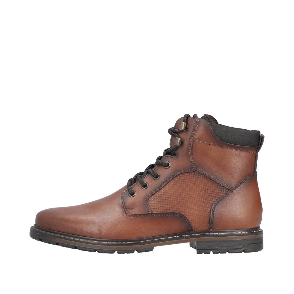 Ghete Barbati Piele Naturala Rieker RIEK 13731 - Rieker - pantofia.ro