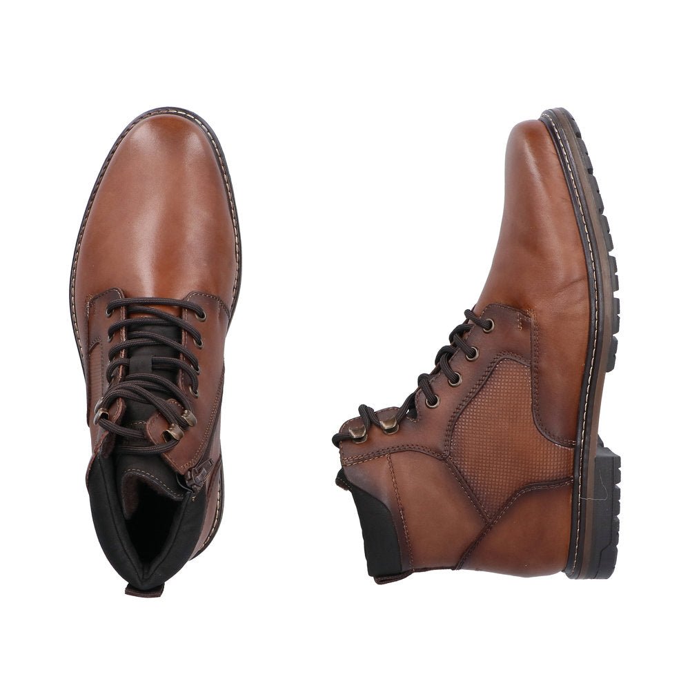Ghete Barbati Piele Naturala Rieker RIEK 13731 - Rieker - pantofia.ro