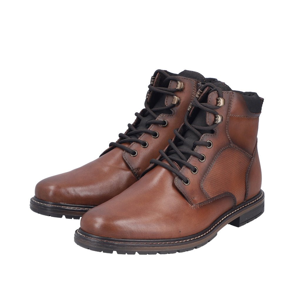 Ghete Barbati Piele Naturala Rieker RIEK 13731 - Rieker - pantofia.ro