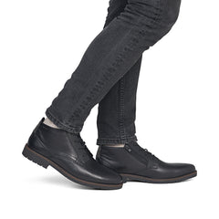Ghete Barbati Piele Naturala Rieker RIEK 13902 - Rieker - pantofia.ro