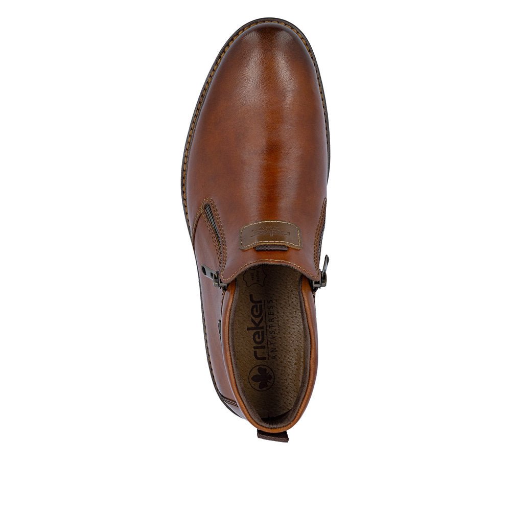 Ghete Barbati Piele Naturala Rieker RIEK 14656 - Rieker - pantofia.ro